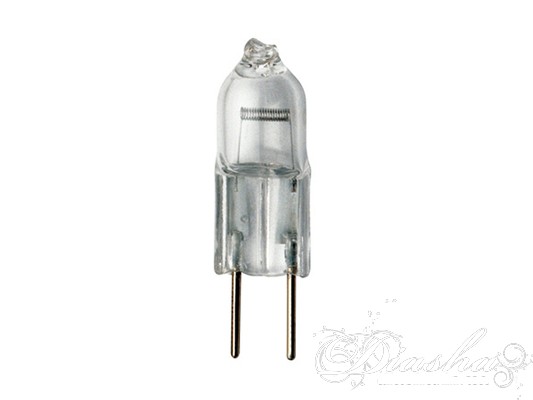 &nbsp;&nbsp;&nbsp;Галогенная лампа &mdash; лампа накаливания, в баллон которой добавлен буферный газ: пары галогенов (брома или йода). Это повышает время жизни лампы до 2000&mdash;4000 часов, и позволяет повысить температуру спирали. При этом рабочая температура спирали составляет примерно 3000 К. &nbsp;&nbsp;&nbsp;Добавление галогенов предотвращает осаждение вольфрама на стекле, при условии, что температура стекла выше 250 &deg;C. По причине отсутствия почернения колбы, галогенные лампы можно изготавливать очень компактными. Малый объём колбы позволяет, с одной стороны, использовать большее рабочее давление (что опять же ведёт к уменьшению скорости испарения нити) и, с другой стороны, без существенного увеличения стоимости заполнять колбу тяжёлыми инертными газами, что ведёт к уменьшению потерь энергии за счёт теплопроводности. Всё это увеличивает время жизни галогенных ламп и повышает их эффективность. Компактность галогеновых ламп дает большую свободу в дизайне светильников, ведь больше не нужно прятать громоздкую 