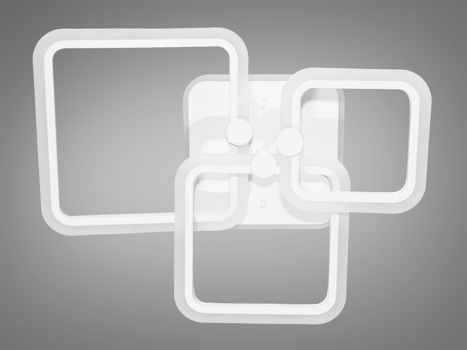 Світлодіодна люстра на кухню з пультом, з диммером, з LED підсвічуванням підходить на площу приміщення приблизно 9кв.м. Застосовується для невеликого залу, вітальні, кухні, спальні, їдальні, дитячої, оскільки відсутні елементи, що б'ються. Люстра світить яскраво, але не сліпить за рахунок матеріалу акрилу, до того ж цей матеріал дуже міцний його важко пошкодити.
Світлодіодна люстра має кілька режимів: холодний 6000К, нейтральний 4100К, теплий 3200К, кольорове підсвічування, суміщений режим &ndash; будь-яке основне світло плюс будь-який колір світлодіодного підсвічування. Регулювання яскравості люстри від 5 до 100% відбувається за допомогою пульта дистанційного керування, що входить до комплекту.
Універсальне кріплення на монтажну планку підходить для підвісних, натяжних та звичайних стель.