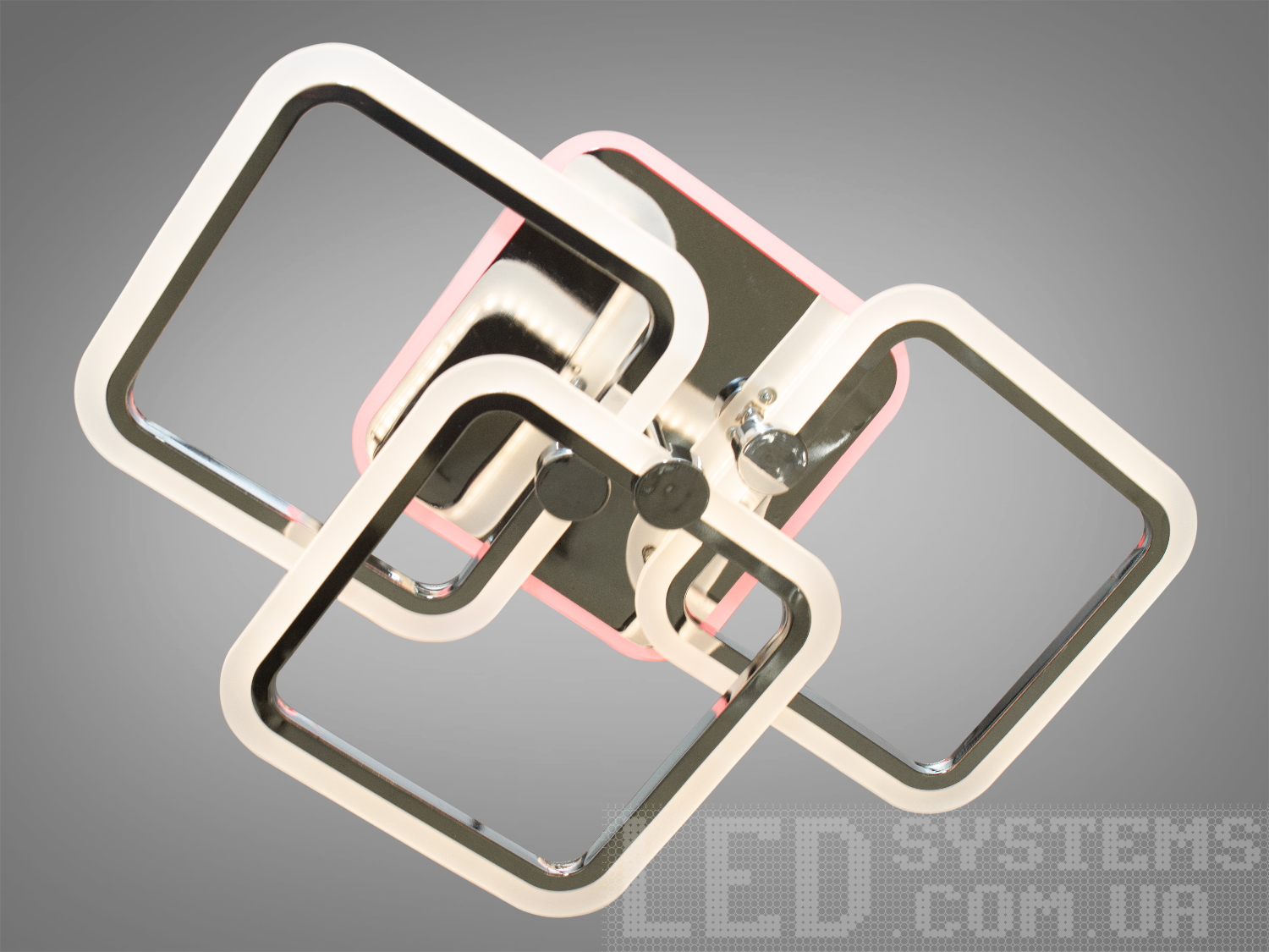 Невелика LED-люстра для спальні з диммером, з пультом, підсвічуванням підходить на площу приміщення приблизно 10кв.м.
Світлодіодна люстра має кілька режимів: холодний 6400К, нейтральний 4500К, теплий 2700К, кольорове підсвічування, суміщений режим &ndash; будь-яке основне світло плюс будь-який колір світлодіодного підсвічування. Регулювання яскравості люстри від 5 до 100% відбувається за допомогою пульта дистанційного керування, що входить до комплекту.
Люстра світить яскраво, але не сліпить за рахунок матеріалу &ndash; акрилу, до того ж цей матеріал дуже міцний &ndash; його важко пошкодити. Застосовується для невеликого залу, вітальні, кухні, спальні, їдальні, дитячої, тому що відсутні елементи, що б'ються. Кріпиться до підвісних, натяжних, звичайних стель.