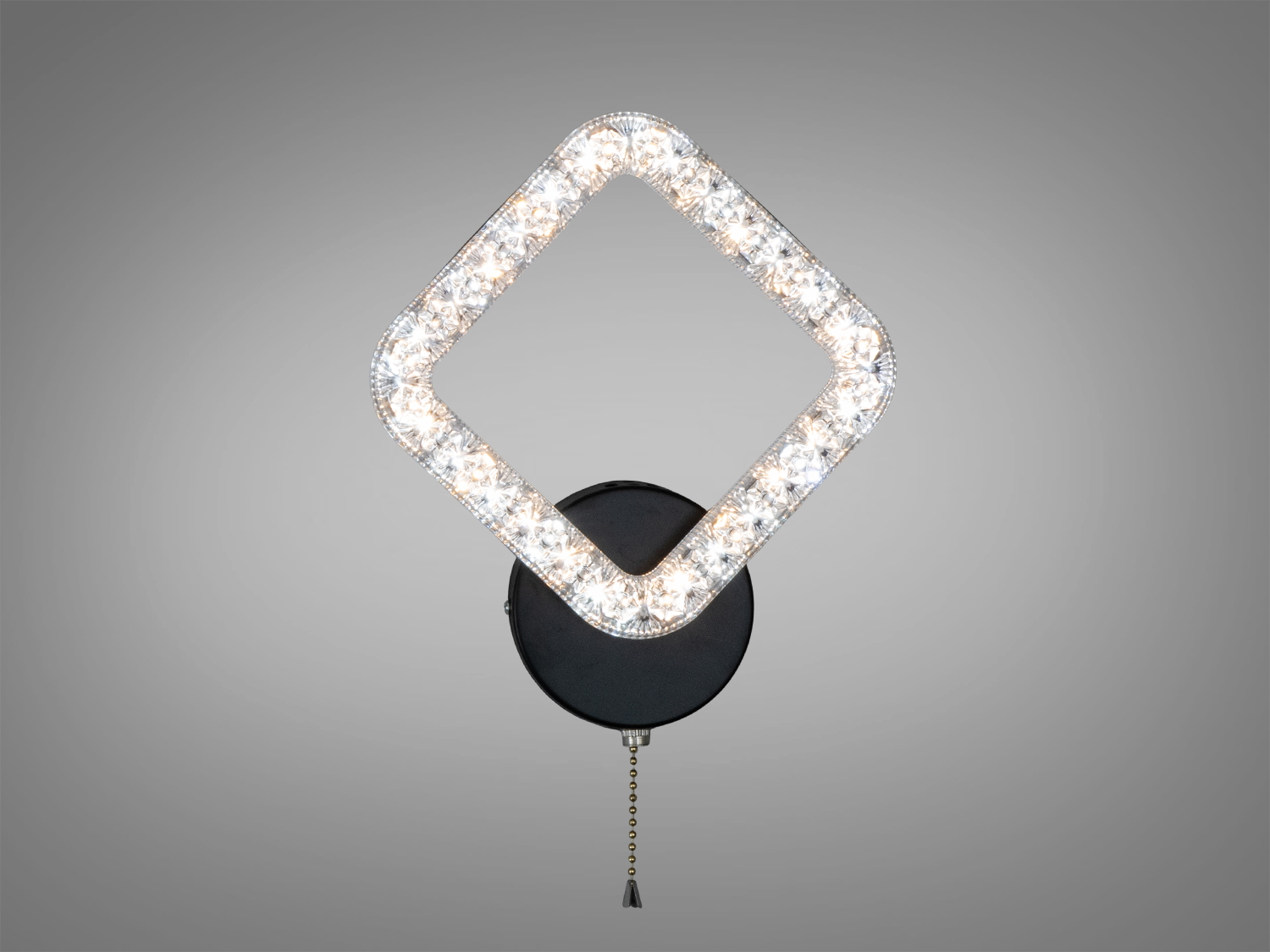 Настінне LED бра 17 Вт чорне з трьома режимами світла CCT 3200K 4100K 6000K для комфортного освітлення спальні, вітальні та коридору.