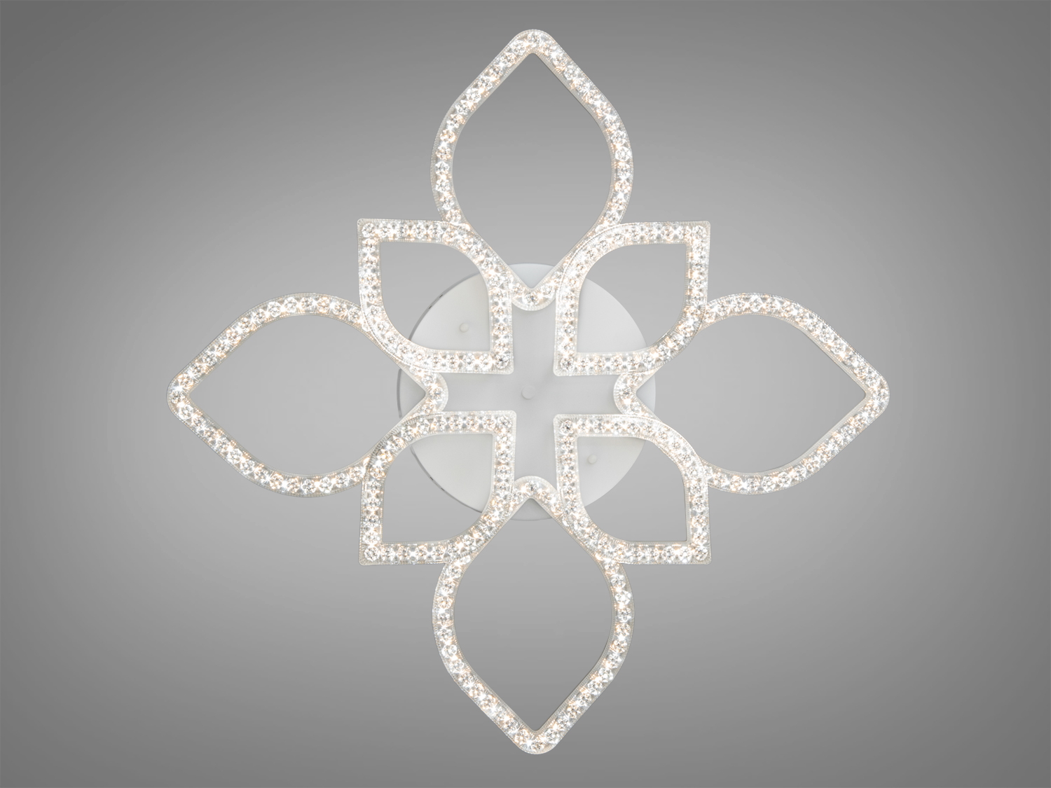 Стильний потолочний світильник у формі квітки з LED світлодіодами, сучасний дизайн, яскраве освітлення для дому або офісу.