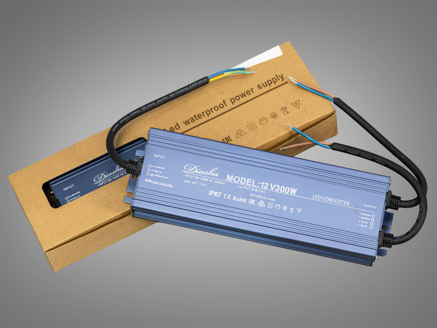 Блок живлення 12 в, для підключення LED стрічки, 300Вт, 25А. Це потужне, герметичне та технологічно продумане рішення для освітлювальних систем на базі 12-вольтової світлодіодної продукції. Блок живлення 12 в, для підключення LED стрічки, 300Вт, 25А. Це потужне, герметичне та технологічно продумане рішення для освітлювальних систем на базі 12-вольтової світлодіодної продукції.