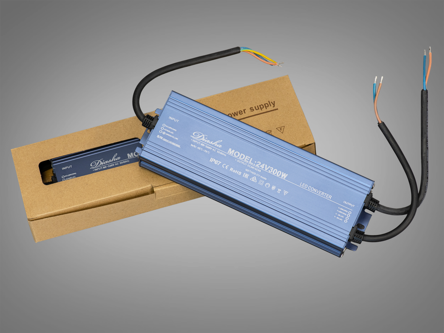 Блок живлення 24В, для підключення LED стрічки, 300Вт, 12.5А. Цей блок ідеально підходить для будь-якого проєкту освітлення, де важливі надійність і тривалий ресурс.