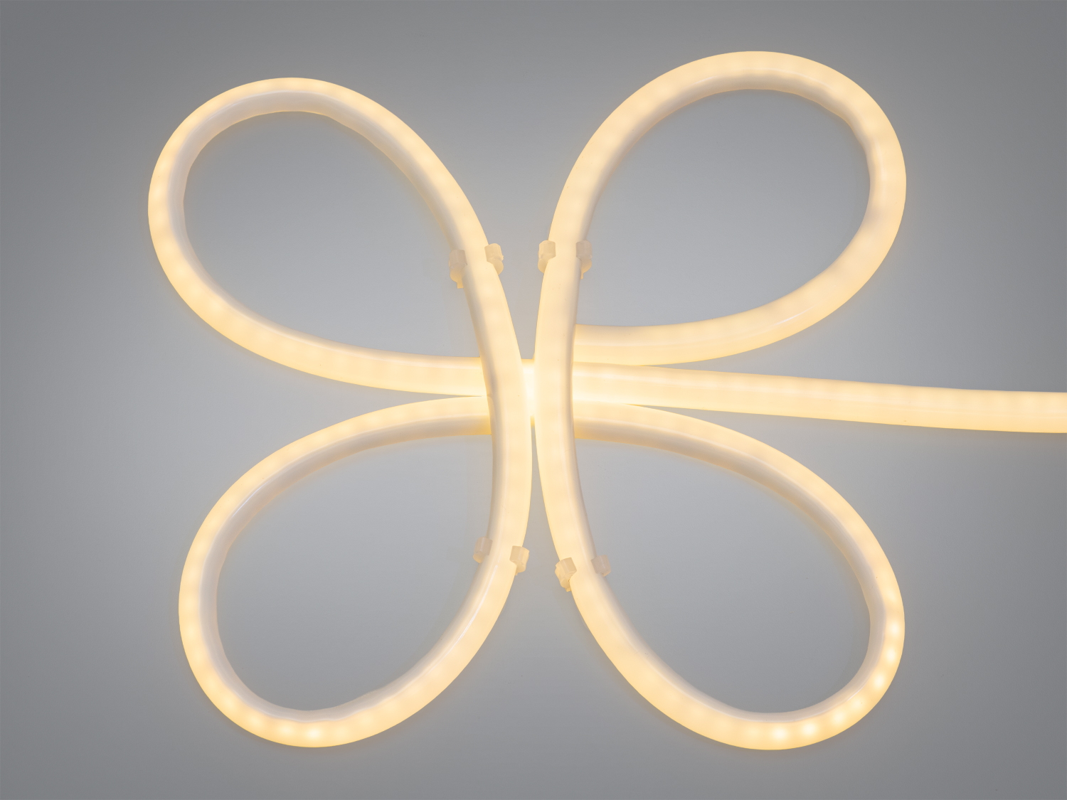 Гнучкий неон 12В, тепле світло, IP67, 11x11 мм. SMD2835, 8 Вт/м, ~800 лм/м, 120 LED/м, крок різання 25 мм, радіус вигину 25 мм.