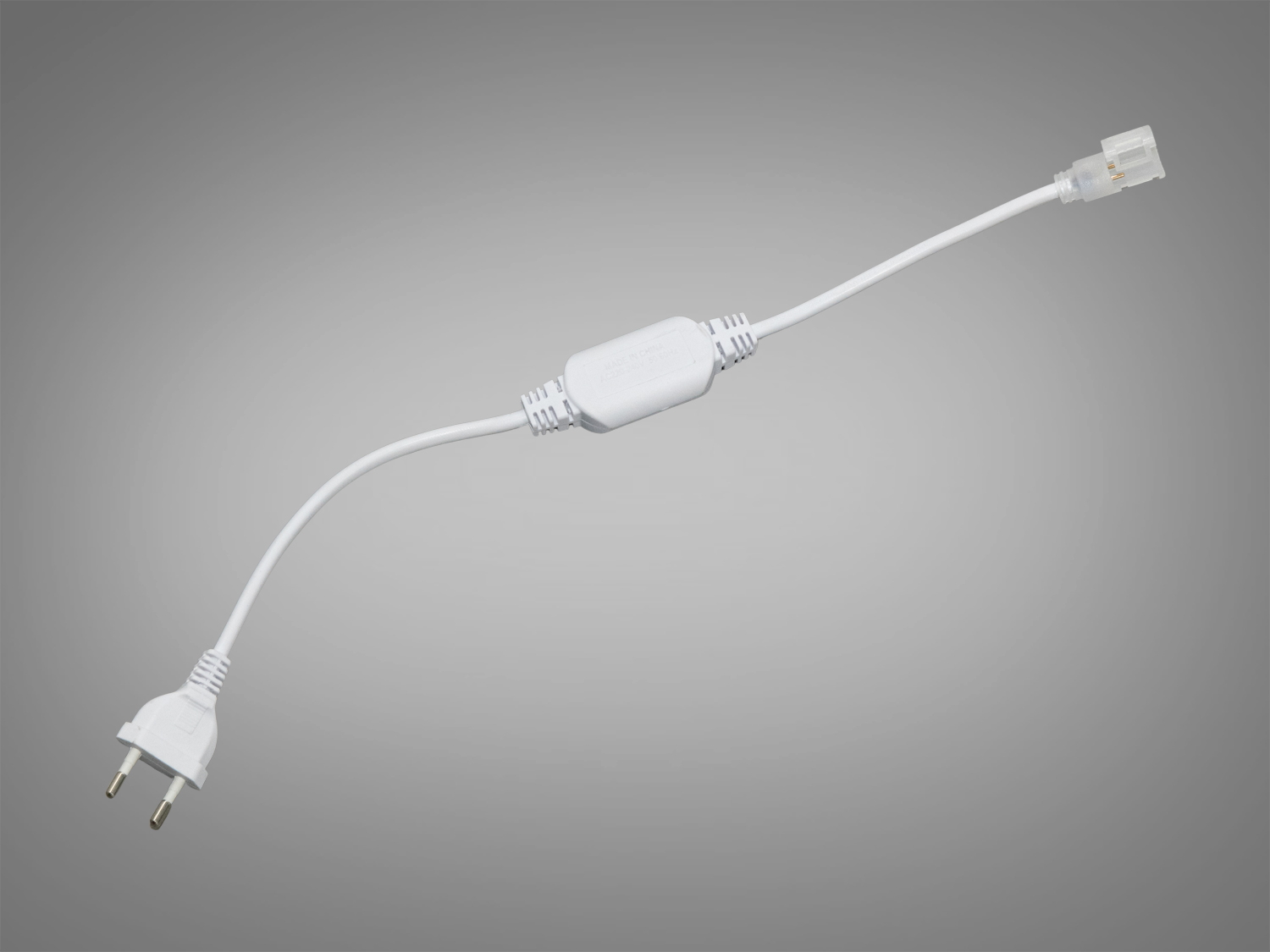 Конектор для стрічки 220V, IP65. 