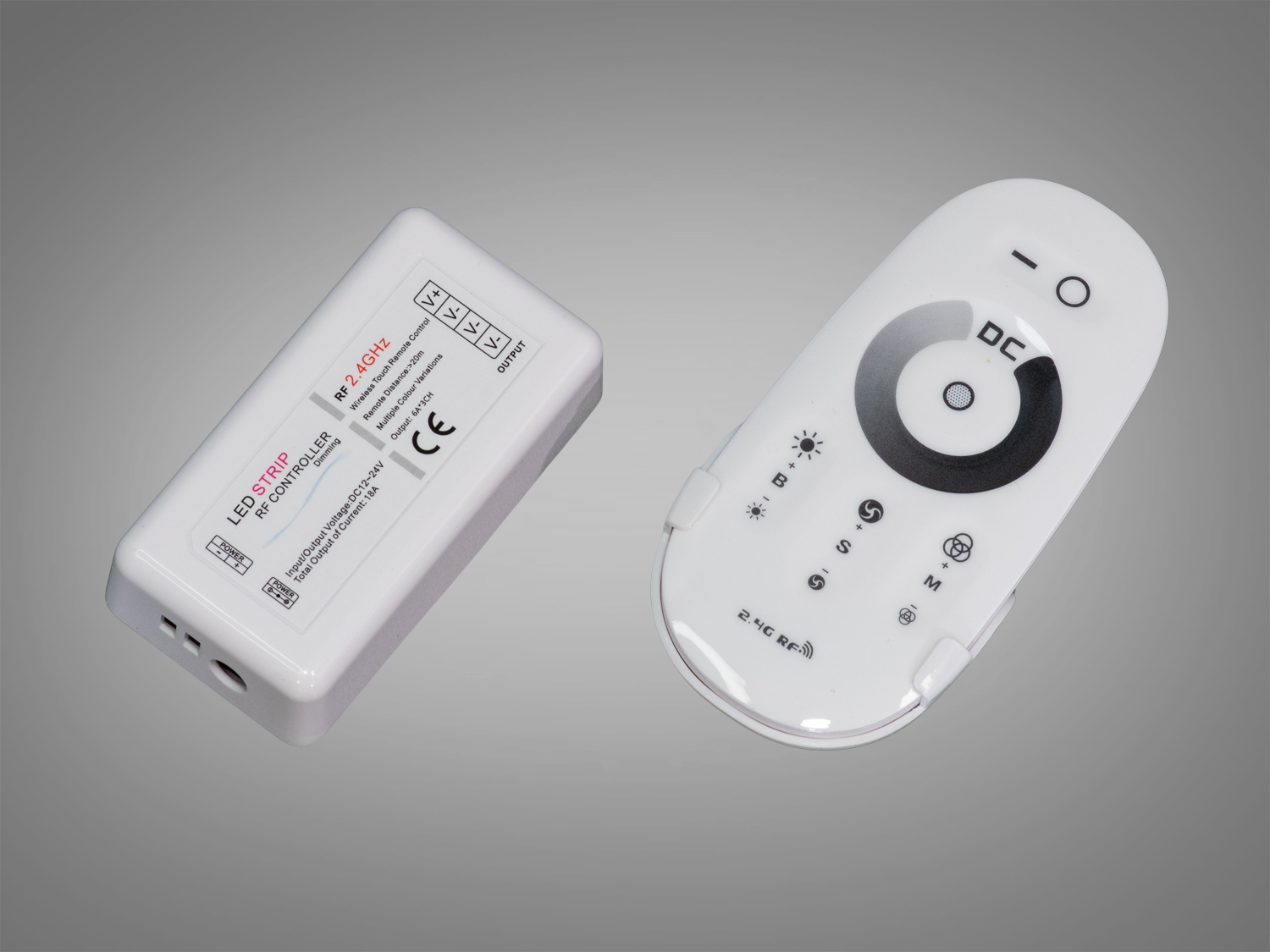 Контролер з ДК для лед стрічки. Контролер PC-H14-DIM-RF2.4G-18A — це вдалий вибір для тих, хто шукає точне керування яскравістю без зайвих ускладнень.
