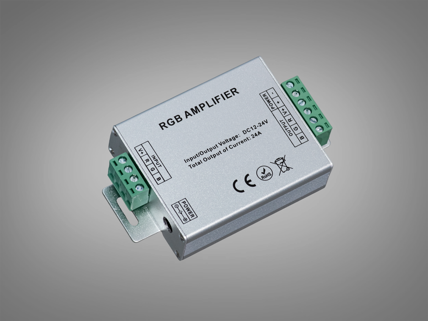 Підсилювач для RGB LED стрічки. Це надійне рішення для вашого освітлення — просте, функціональне і довговічне.