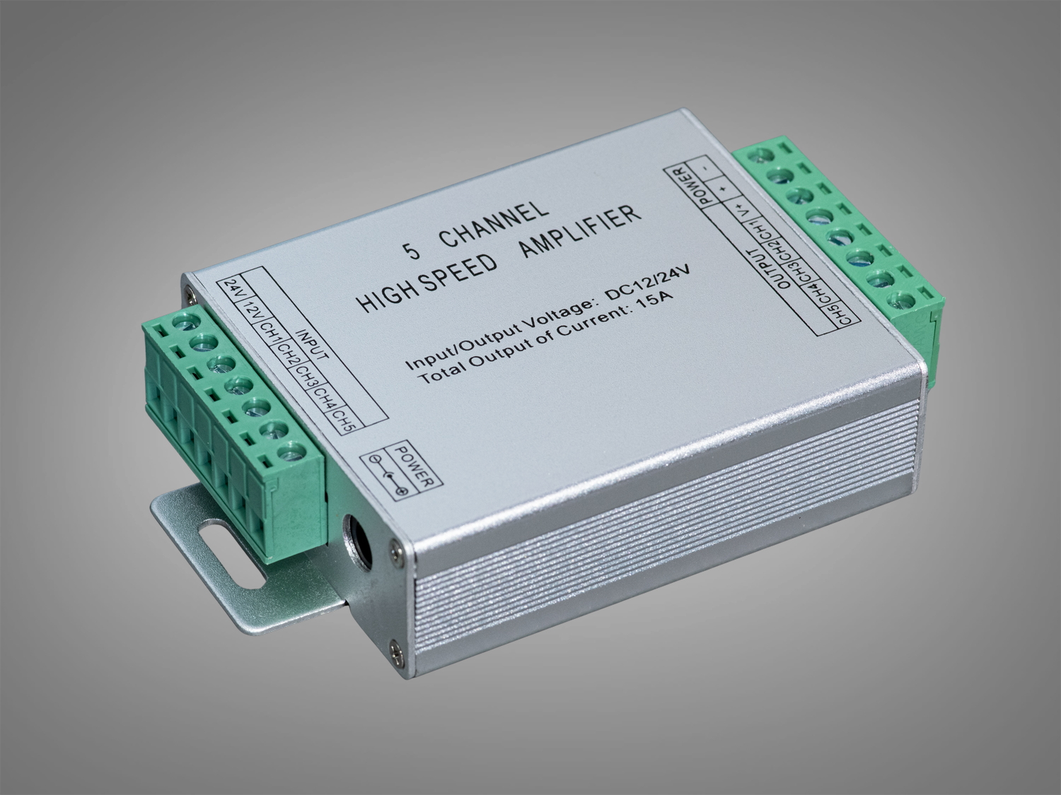 Потужний підсилювач для LED стрічки на 5 каналів. Замовити підсилювач для підсвітки LED стрічки ви можете в інтернет-магазині 