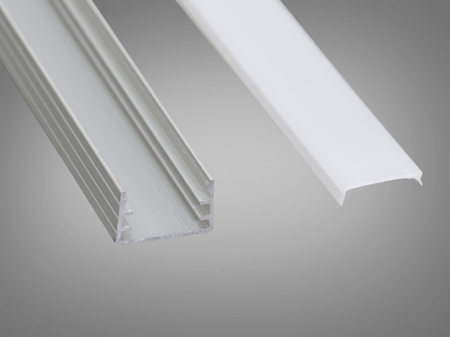 Профіль для LED стрічки, накладний. 