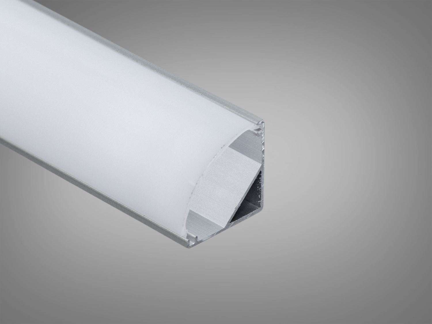 Профіль для LED стрічки, накладний кутовий. 