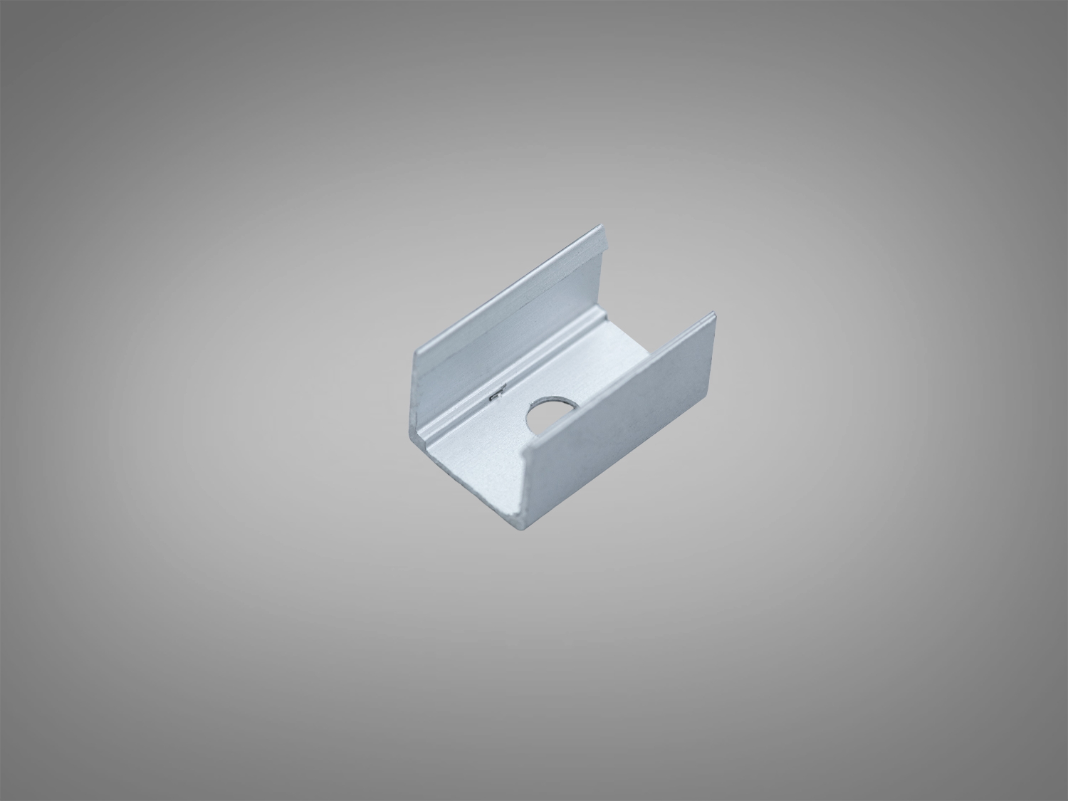 Алюмінієва кліпса Diasha для силіконового гнучкого профілю 1010. Стабільне кріплення LED підсвічування на плоских і вигнутих поверхнях, охайний монтаж.