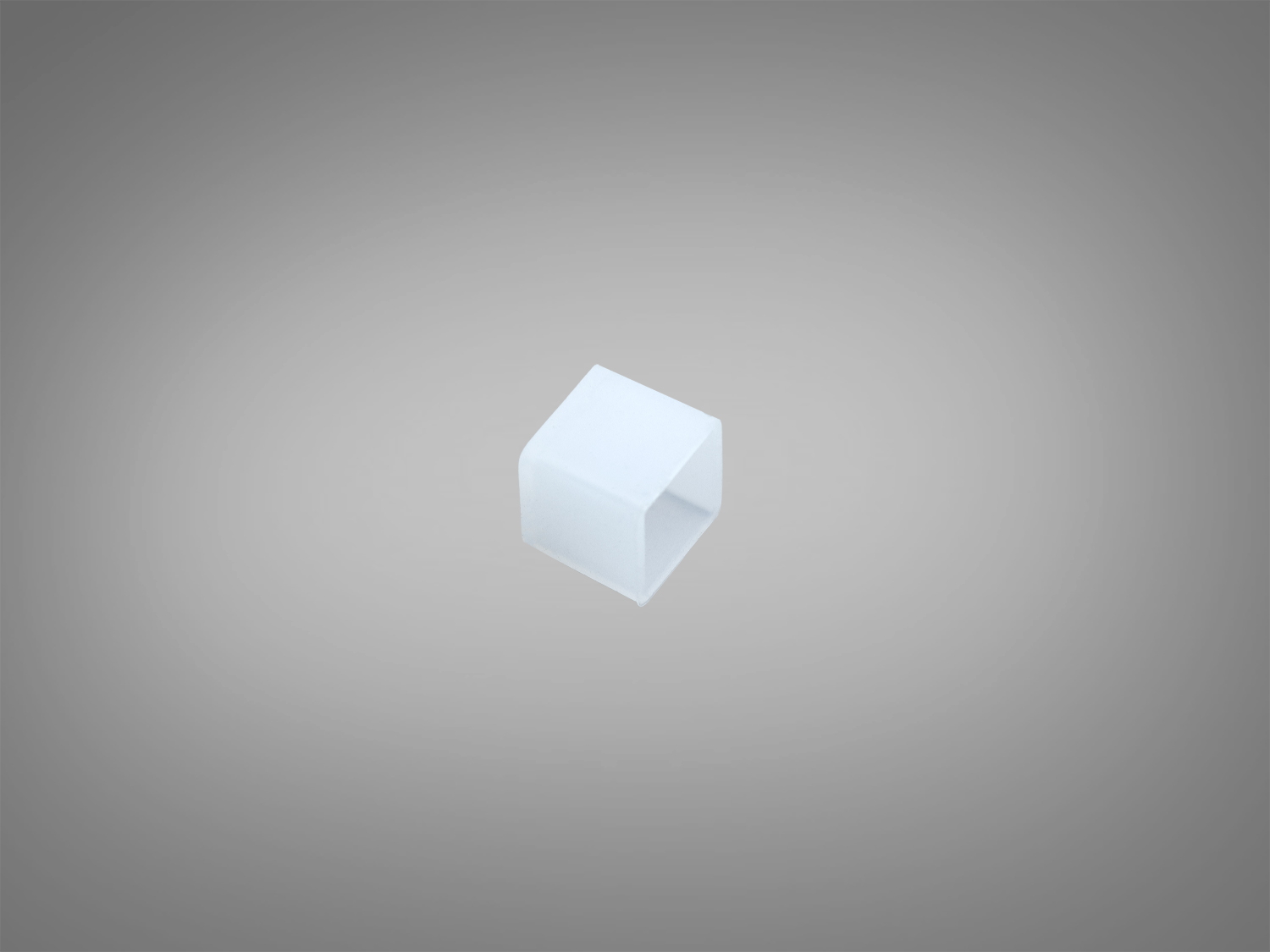 Силіконова заглушка 1010 з отвором під кабель для гнучкого профілю LED. Акуратний фініш і захист до IP67 за умови правильної герметизації.