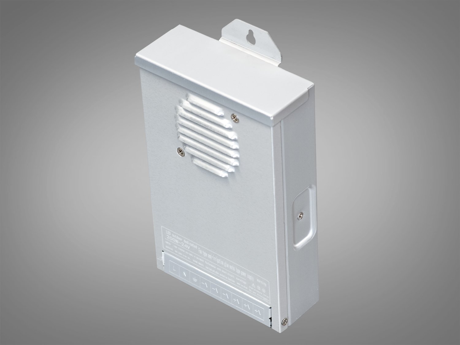 Блок живлення 24В, із захистом від дощу, 200Вт, 8.33А. Це поєднання потужності, надійності та захисту для зовнішнього освітлення.