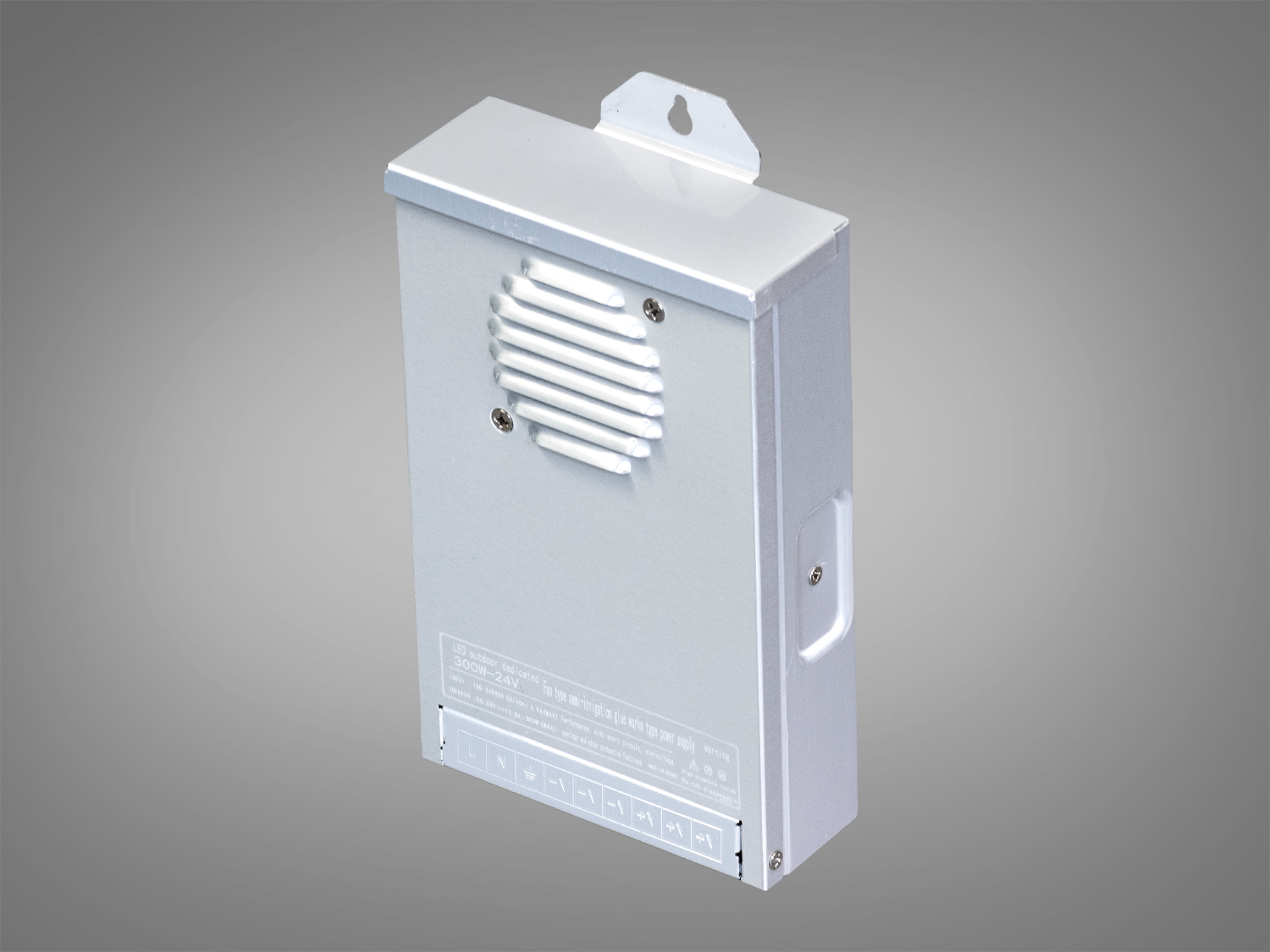 Блок живлення 24В, із захистом від дощу, 300Вт, 12.5А. Це професійне рішення для тих, хто цінує стабільність, безпечність і функціональність. 
