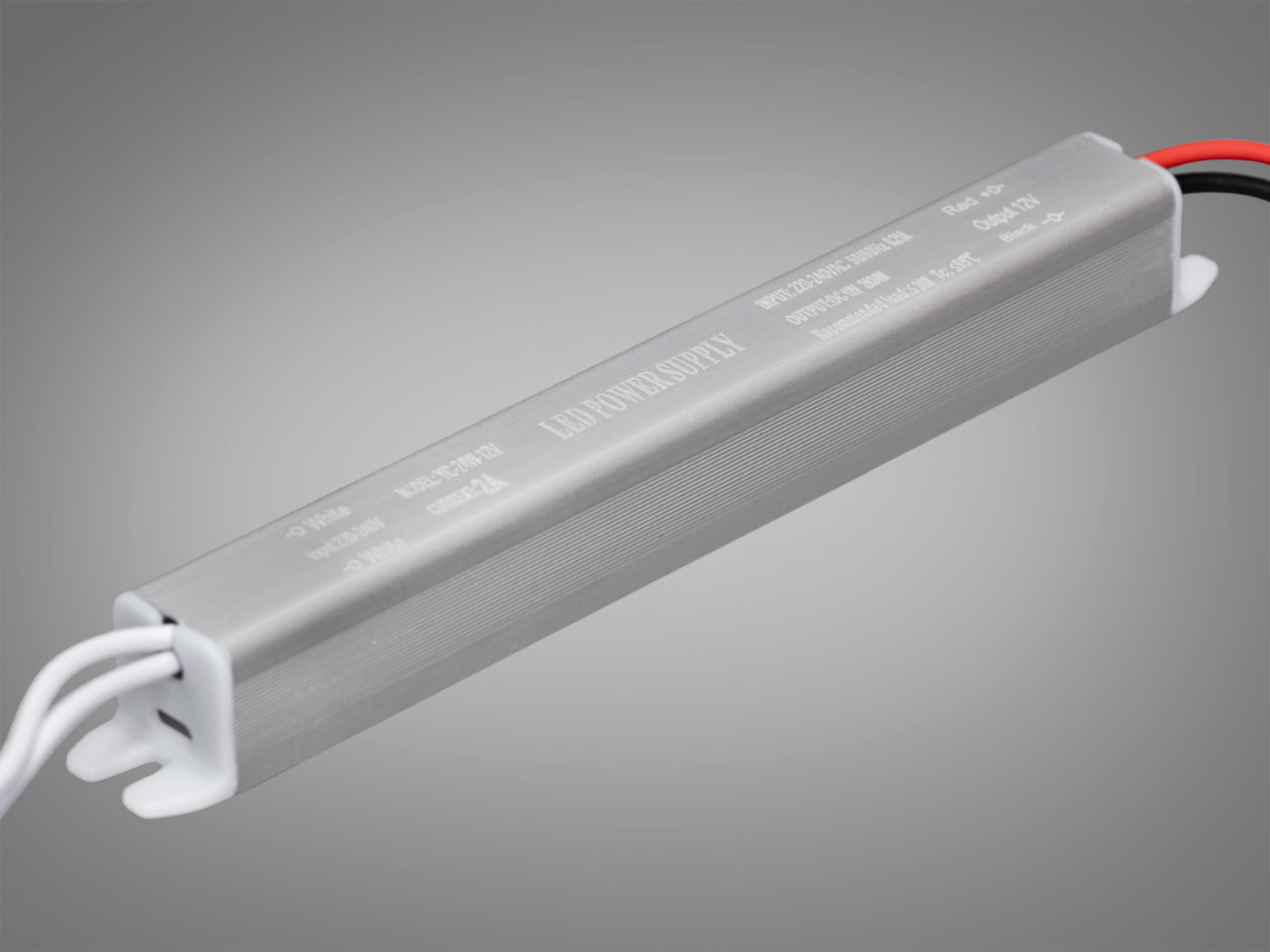 Ультратонкий блок живлення 12В, 24Вт, 2А, 