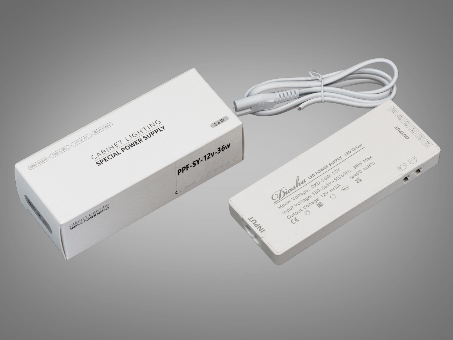 Тонкий керований блок живлення 12В, 36Вт, 3А. Блоки живлення з сенсорним керуванням 12V — це новий стандарт зручності для побутового та комерційного LED освітлення.