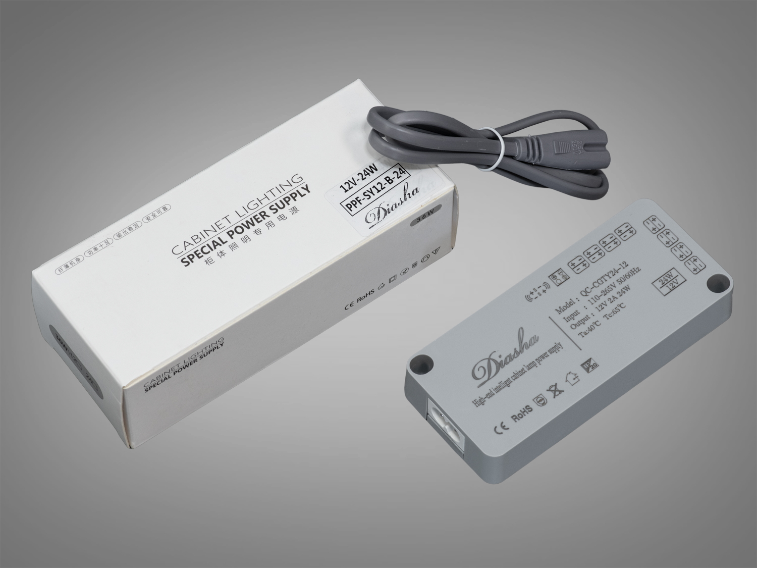 Тонкий керований блок живлення 12В, 24Вт, 2А. Це ідеальний варіант для створення функціональних, автоматизованих освітлювальних систем у меблях, інтерєрах та технічних приміщеннях.