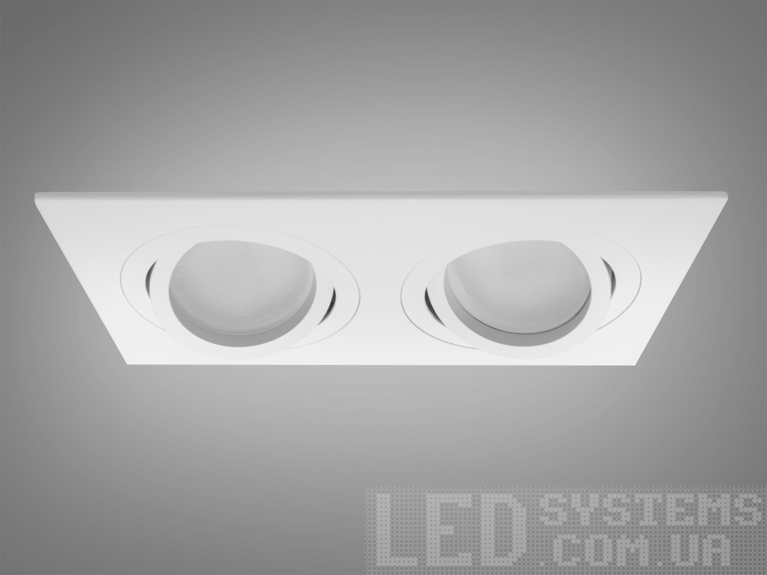 Унікальний, мультифункціональний, здвоєний поворотний точковий світильник на кухню, серія 