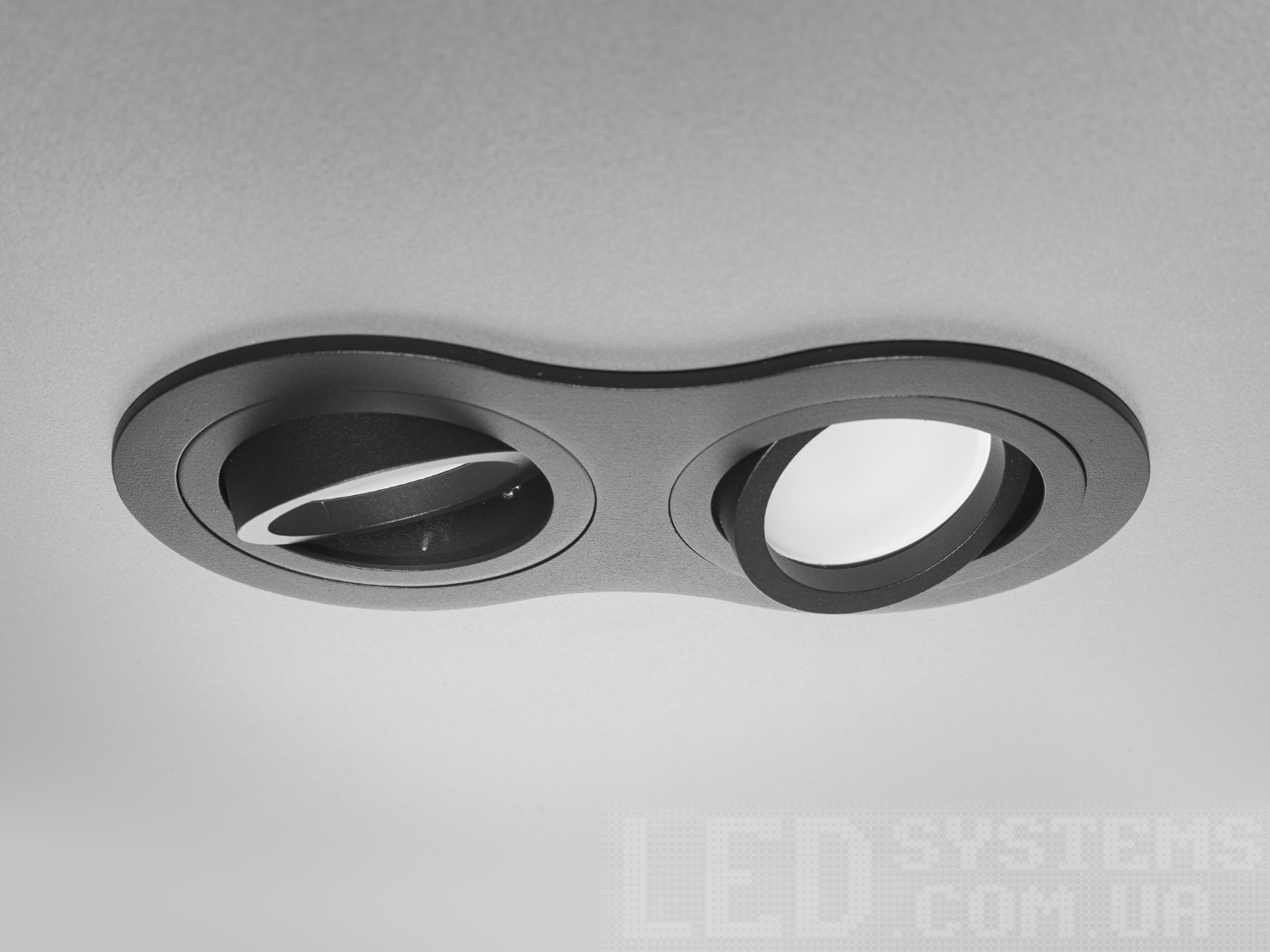 Мультифункціональний, захоплюючий здвоєний, алюмінієвий точковий світильник, серія 