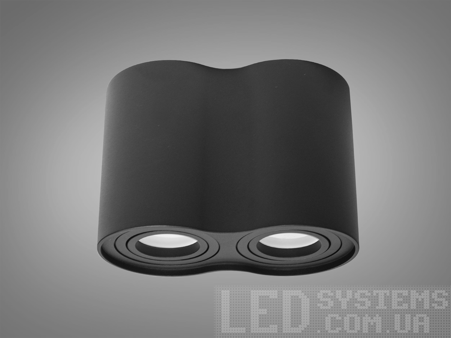 Здвоєний накладний точковий поворотний світильник від ТМ 