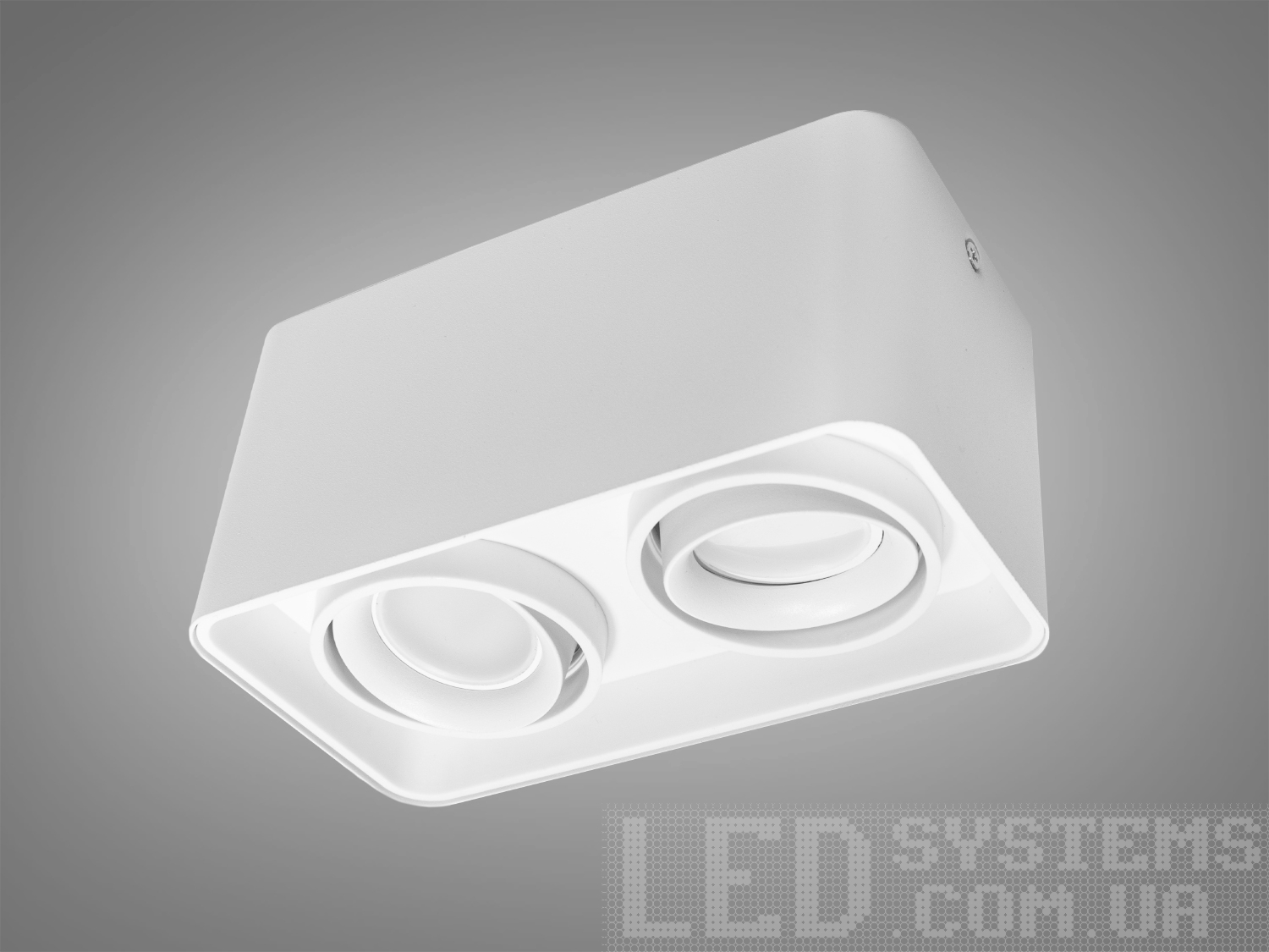 Якісний накладний здвоєний точковий світильник від ТМ 