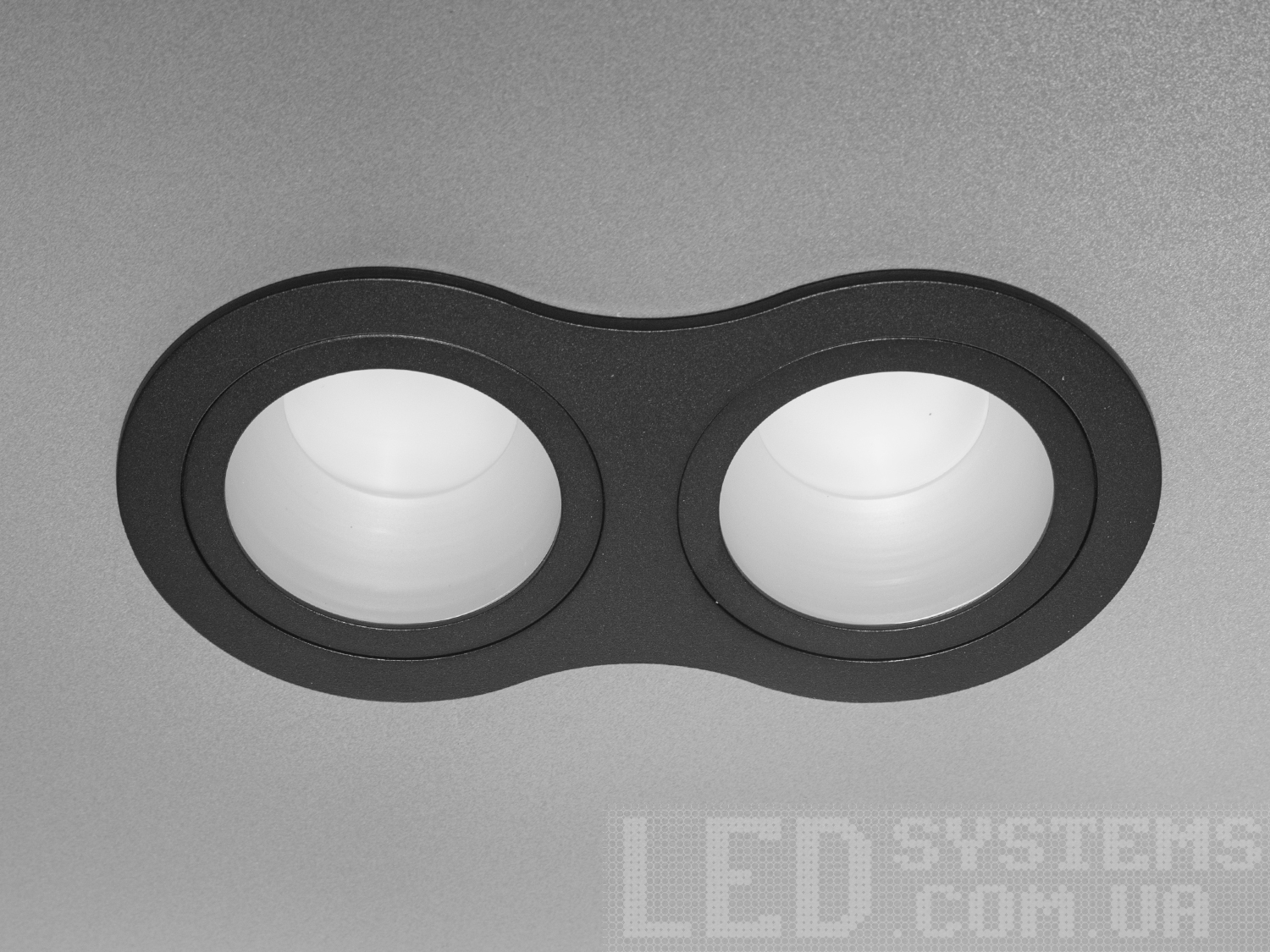 Перед вами - витвір сучасного дизайну у вигляді здвоєного точкового світильника від ТМ 