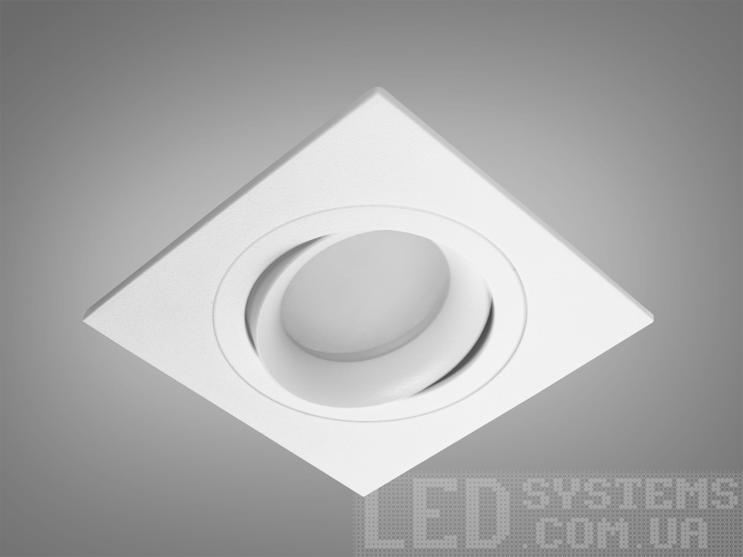 Вбудований світильник QXL-1758-S-WH у білому кольорі з поворотним механізмом ідеально підходить для будь-якого інтер′єру.