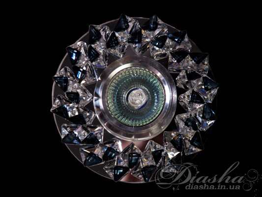 &nbsp;&nbsp;&nbsp;Новая серия точечных светильников ТМ Диаша позволит сделать Вашу квартиру стильной и современной. Данные светильники идеально подходят для светодиодных ламп, которые обеспечивают наилучшие параметры освещенности и энергосбережения, давая дизайнеру интерьера возможность для креатива. &nbsp;&nbsp;&nbsp;
&nbsp; &nbsp;Точечная врезка - это специальный встраиваемый светильник, который используется для направленной или общей подсветки определенных участков Вашей квартиры. Их применяют на кухне, в ванной комнате, для освещения лестниц и в жилых комнатах. &nbsp;&nbsp;&nbsp;При равномерном распределении различных источников света (например: люстра в центре комнаты + точечные светильники по краю потолка) вы можете добиться эффекта отсутствия тени и зрительно увиличить пространство комнаты. Куда бы Вы ни посмотрели, точечные светильники будут освещать пространство перед Вами и все окружающие Вас предметы.
&nbsp;&nbsp;&nbsp;Лампа и трансформатор в комплект не входят
&nbsp;