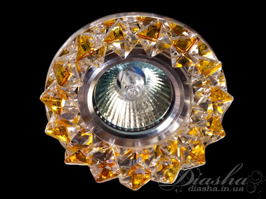 Вражаючий, прикраса будь-якого інтер`єру, кришталевий точковий світильник