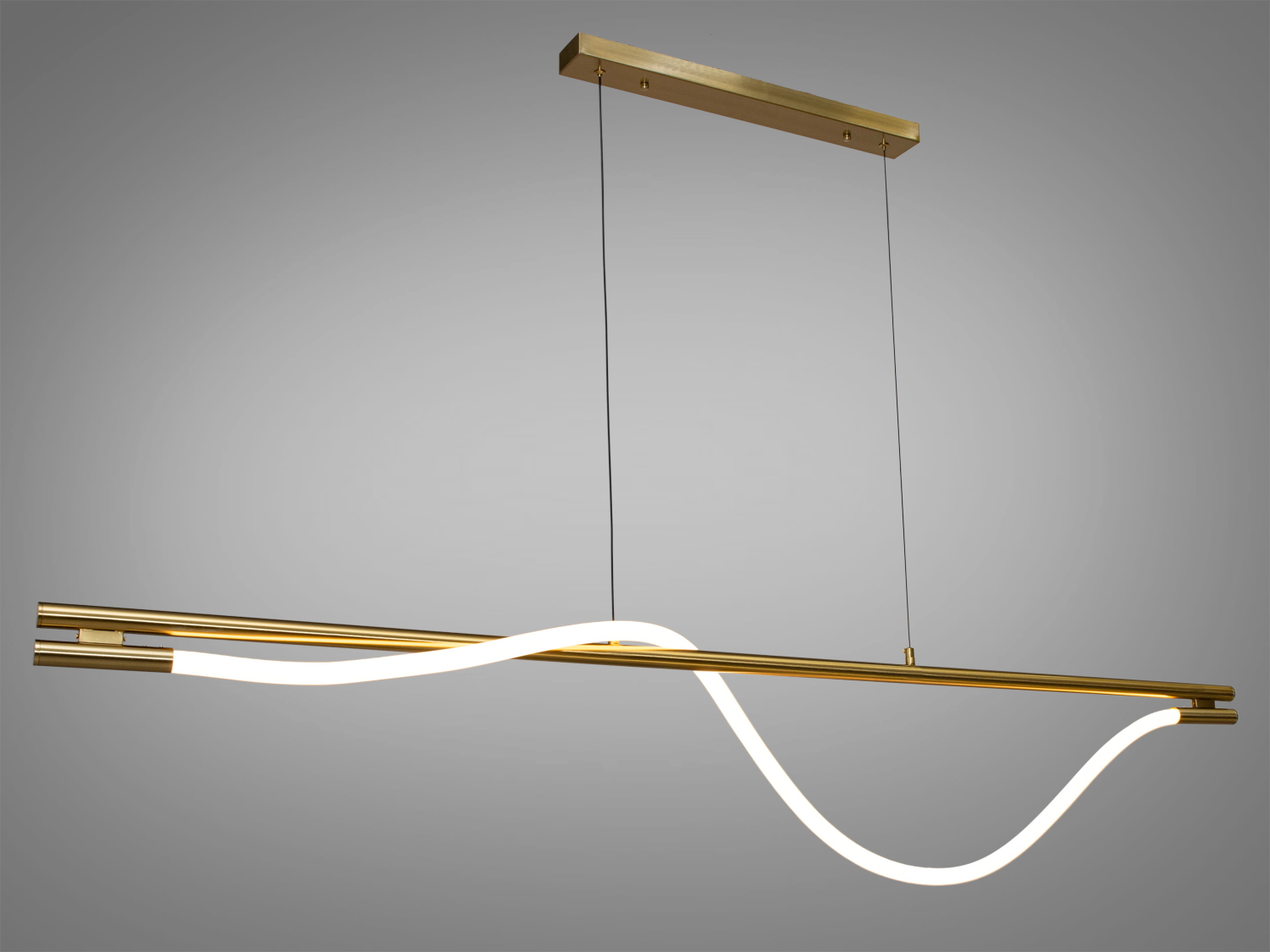 Стильна LED люстра шланг у сучасному стилі з модним оригінальним дизайном із серії 