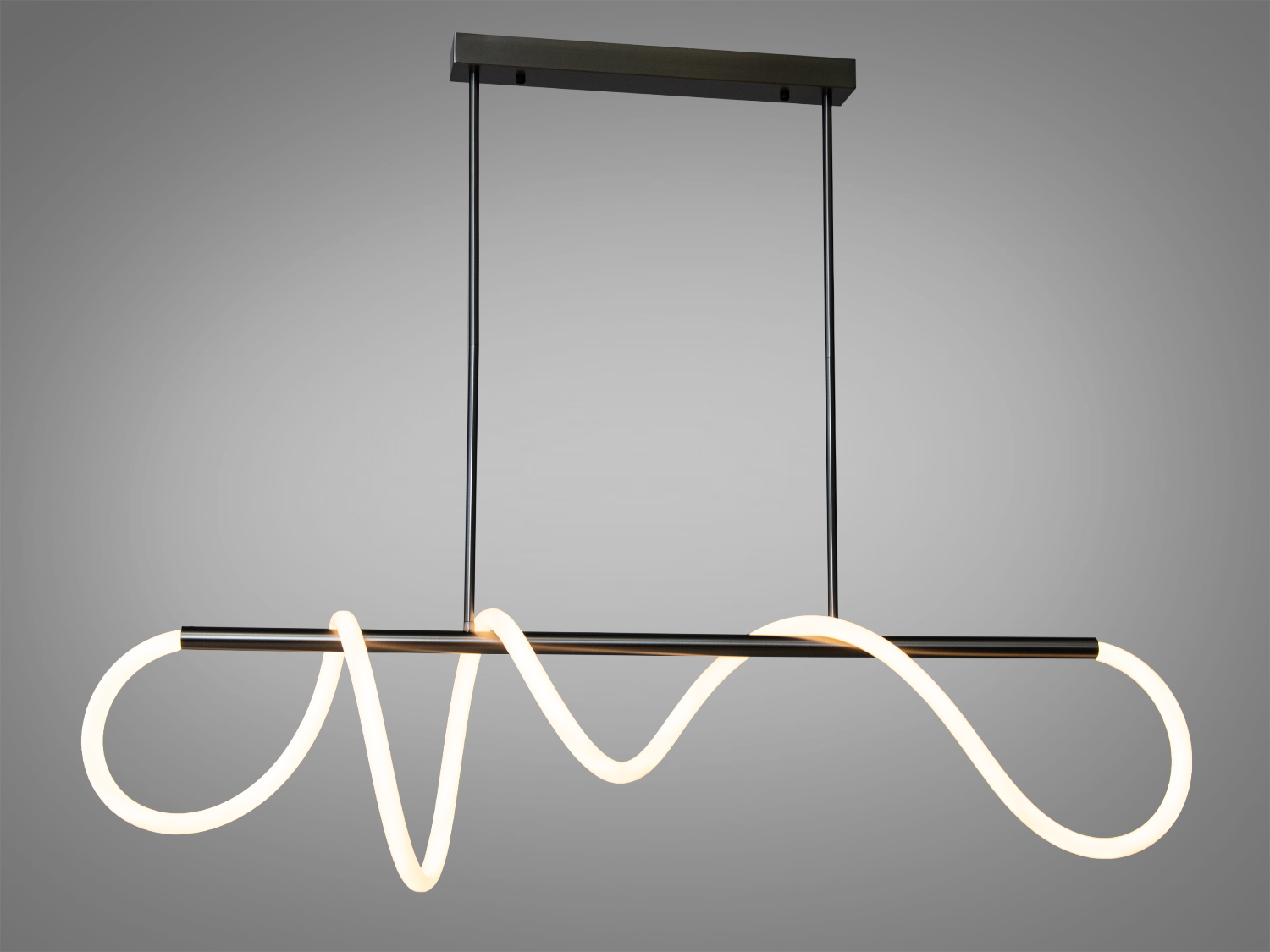 LED люстра шланг для зонування з модним оригінальним дизайном із серії 