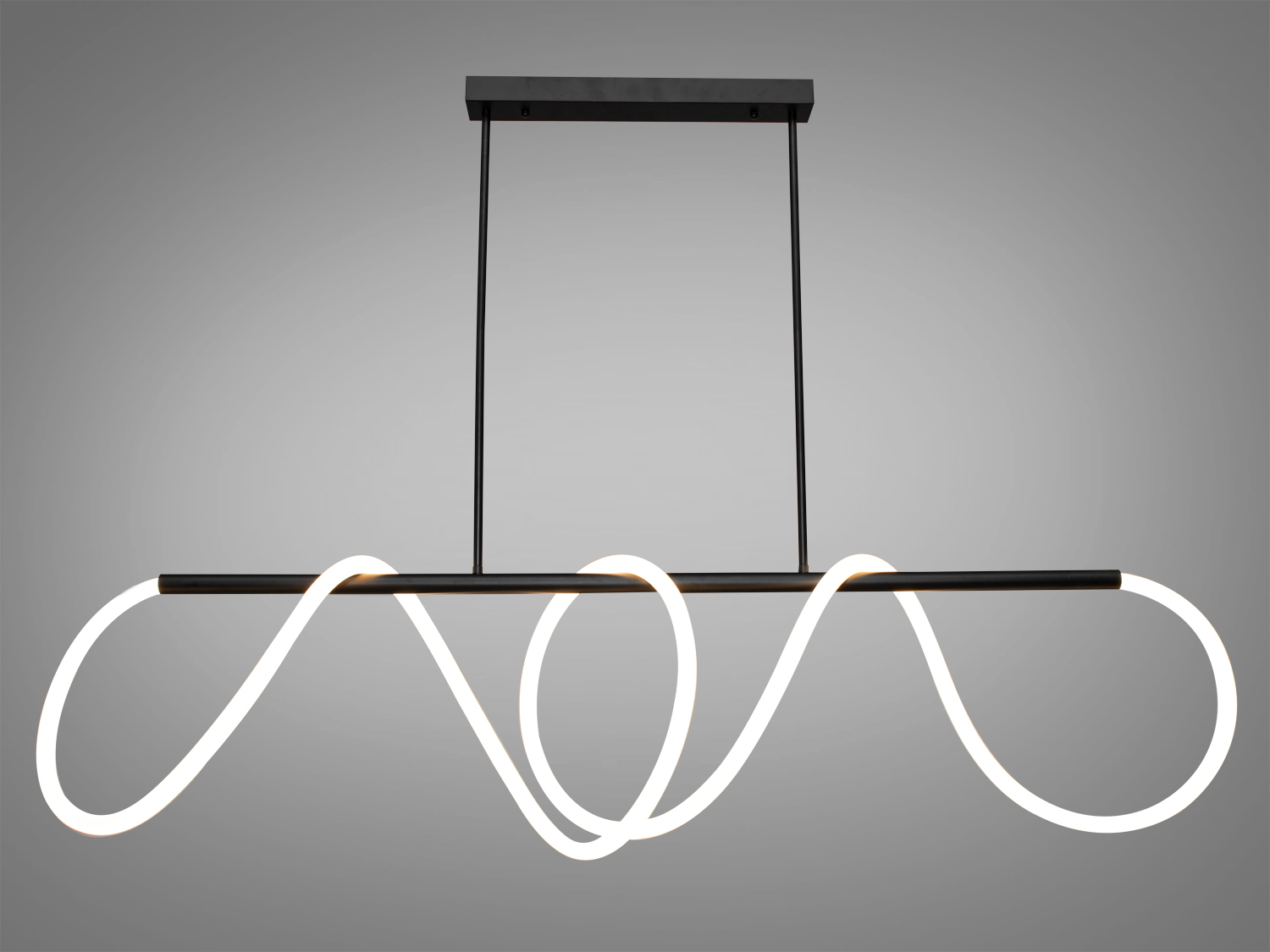 Дизайнерська світлодіодна люстра шланг на кухню з модним оригінальним дизайном із серії 