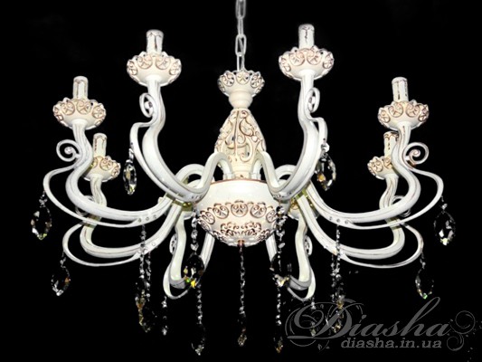 Граціозність ліній, благородство кришталю, оксамитовий чохол - ось що визначає зовнішній вигляд цієї класичної 6-ти ріжкової люстри. Така витончена, повітряна форма ефектно виглядатиме у вітальні або спальні Вашого будинку, в готелі, ресторані або кафе. 
При цьому, Ви самостійно можете вирішувати, як буде виглядати люстра в Вашому інтер'єрі: класично - з простим ланцюгом або благородно - з ланцюгом в оксамитовому чохлі. 
До того ж, у нас в наявності є аналогічне бра до цієї люстрі, а значить, освітлення буде виконано в одному стилі. 
Доброю перевагою є також можливість застосування будь-якого типу ламп на патрон Е14. Це можуть бути і звичні з дитинства лампи розжарювання, і компактні люмінесцентні лампи 