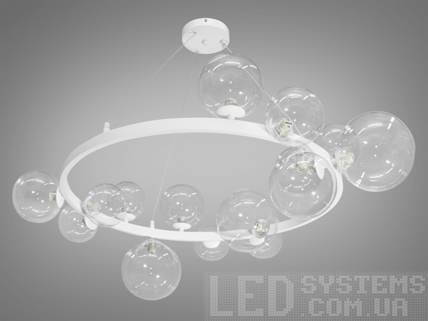 Елегантна люстра в спальню в стилі Loft - 